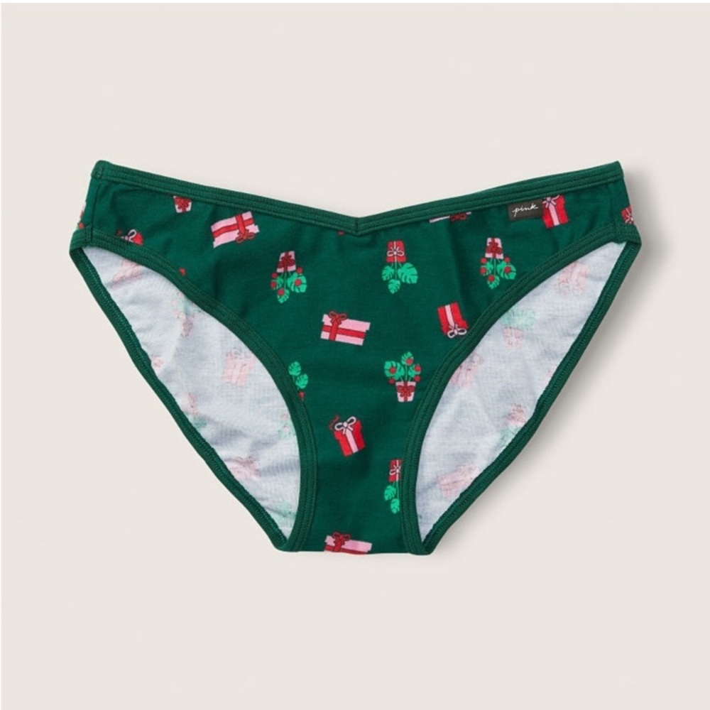 PINK Victoria's Secret Festive Christmas bikini Panties